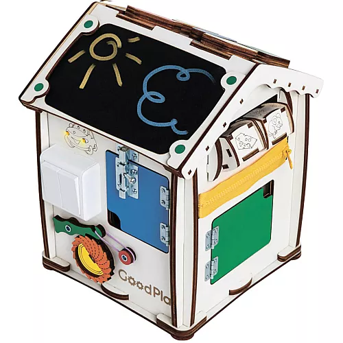 Розвиваюча іграшка Бізібудинок 24х24х30 см з підсвічуванням