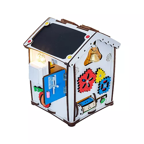 Розвиваюча іграшка Бізібудинок 24х24х30 см з підсвічуванням