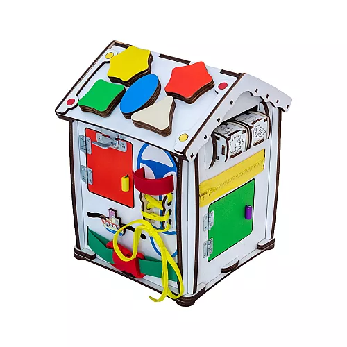 Розвиваюча іграшка Бізібудинок 24х24х30 см з підсвічуванням