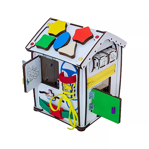 Розвиваюча іграшка Бізібудинок 24х24х30 см з підсвічуванням