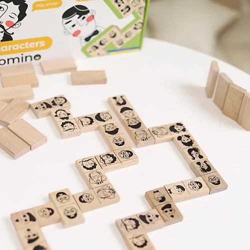 Развивающая игра домино Лица (45 элементов)