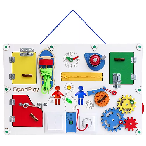 Розвиваюча іграшка Бізідошка 38х56х7 см з підсвічуванням