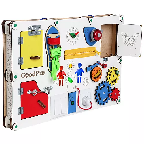 Розвиваюча іграшка Бізідошка 38х56х7 см з підсвічуванням