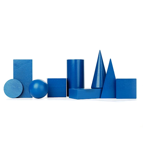 Навчальний набір Геометричні тіла та фігури 9 шт