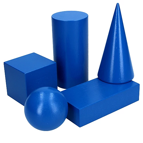 Обучающий набор Геометрические тела 5 шт