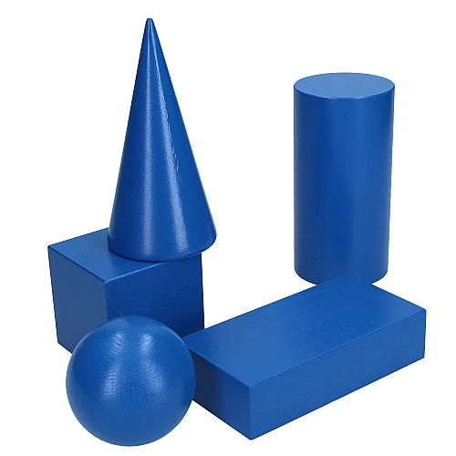 Обучающий набор Геометрические тела 5 шт