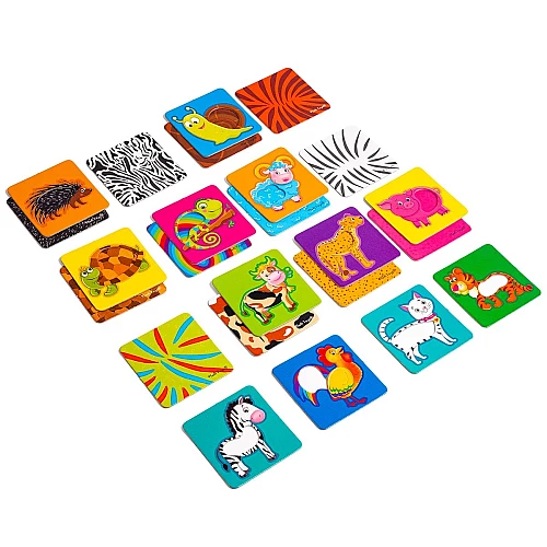 Розвиваюча гра з картками Чий бочок?