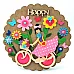 Набір для творчості аплікація з фетру Happy
