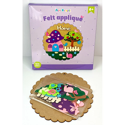 Набір для творчості аплікація з фетру Будиночок