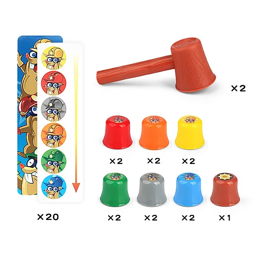 Розвиваюча настільна гра Боротьба з кротом (для 1-2 гравців) від Obetty