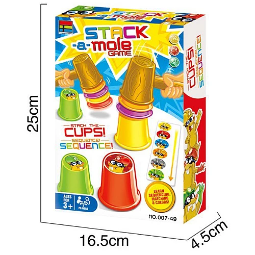 Розвиваюча настільна гра Боротьба з кротом (для 1-2 гравців) від Obetty