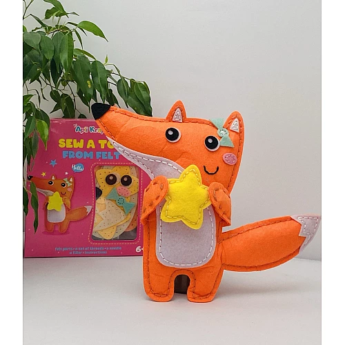 Набор для творчества игрушка из фетра Лисичка