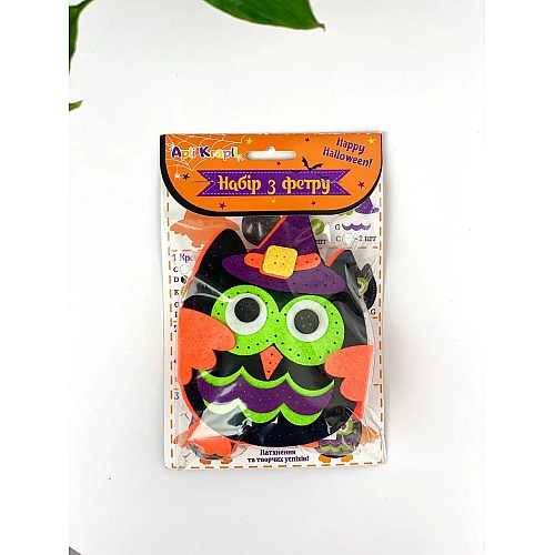 Набір для творчості іграшка з фетру Совеня