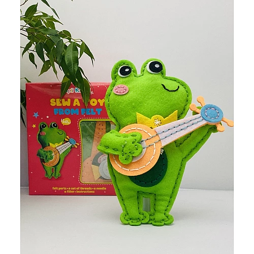 Набір для творчості іграшка з фетру Жабка