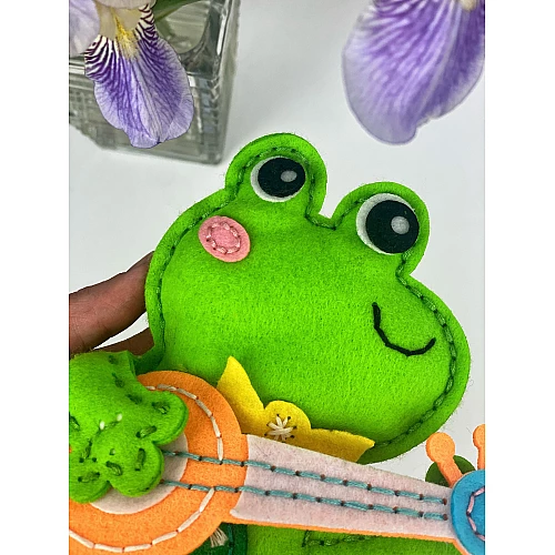 Набір для творчості іграшка з фетру Жабка