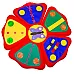 Развивающий игровой коврик Цветочек (6 элементов)