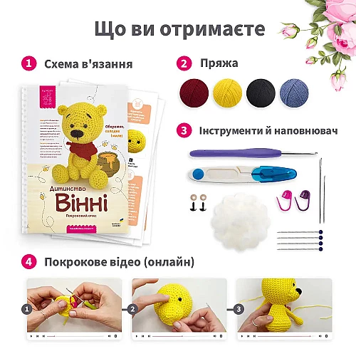 Набор для вязания Интерьерные игрушки Набор для вязания Интерьерные игрушки