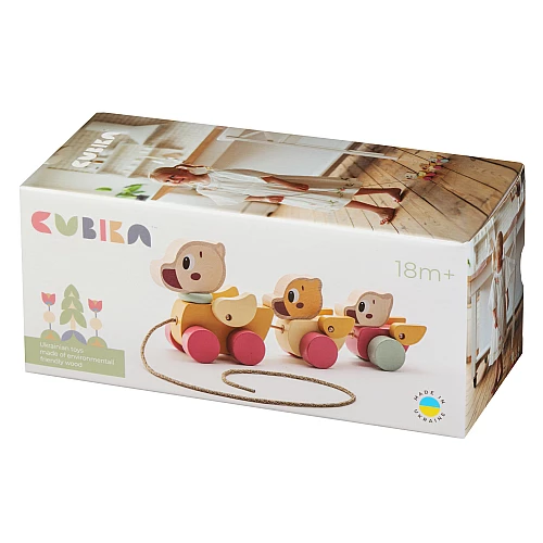 Розвиваюча іграшка-каталка Качки