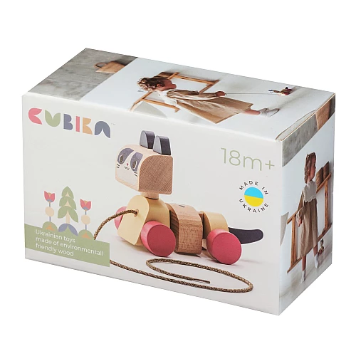 Розвиваюча іграшка-каталка Котик