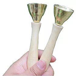 Развивающая музыкальная игрушка Колокольчики с ручкой (2 шт) от Obetty