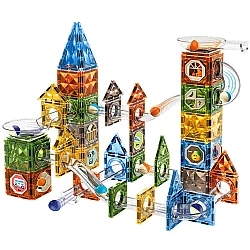 Розвиваючий Магнітний STEM конструктор лабіринт (91 деталей) від Obetty