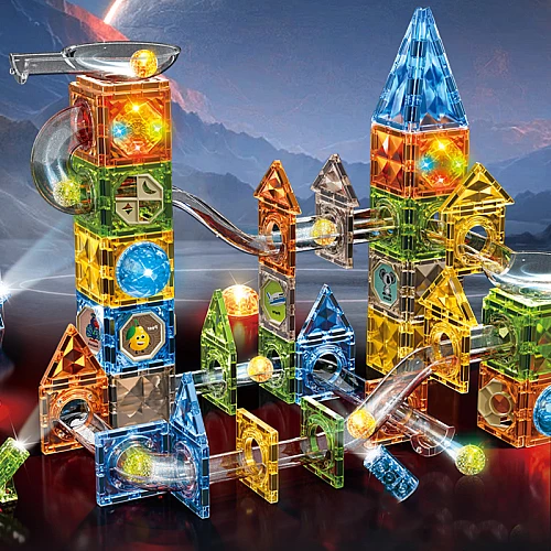 Розвиваючий Магнітний STEM конструктор лабіринт (91 деталей) від Obetty