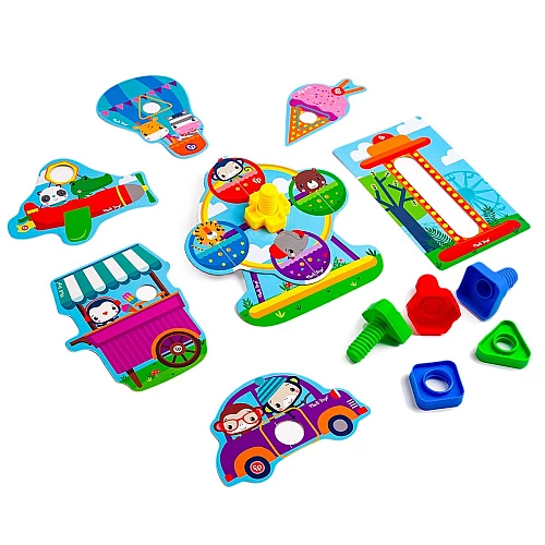 Игра-конструктор Fisher-Price Парк развлечений Игра-конструктор Fisher-Price Парк развлечений