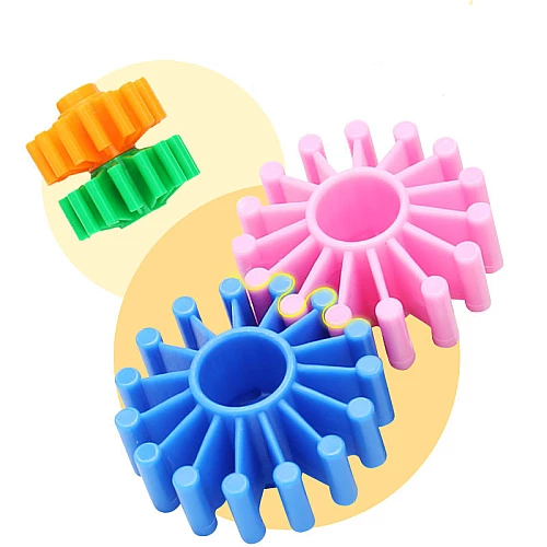 Конструктор механічні зубці Шестерні (108 деталей) від Obetty