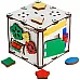 Развивающая игрушка Бизикуб 22х22х23 см с подсветкой