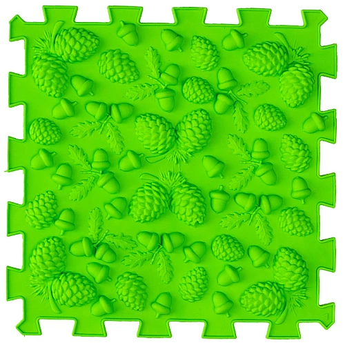 Масажний килимок Ортек пазли мікс (9 шт)