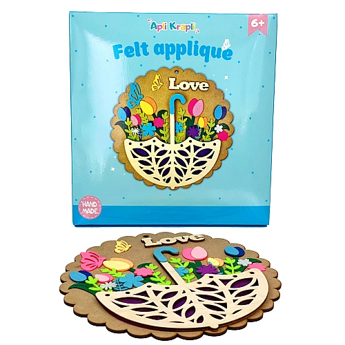 Набір для творчості аплікація з фетру Love