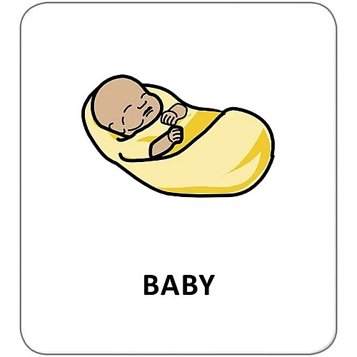 Набір карток з піктограмами Люди навколо (укр / англ)