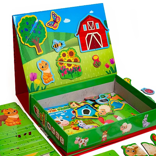 Развивающая магнитная игра Ферма Развивающая магнитная игра Ферма
