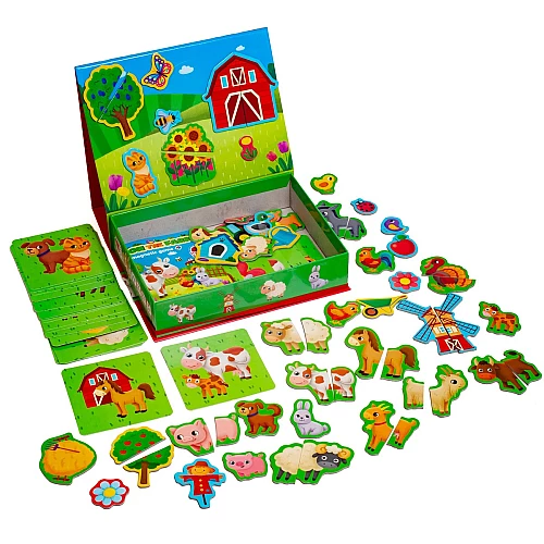 Развивающая магнитная игра Ферма Развивающая магнитная игра Ферма
