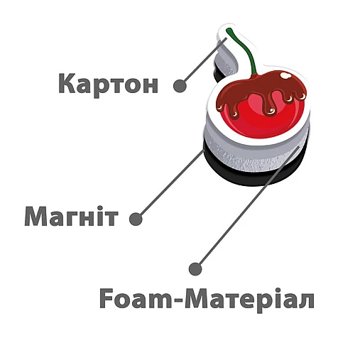 Развивающая магнитная игра Торт