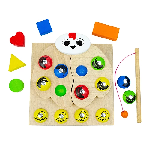 Развивающий магнитный сортер Наседка