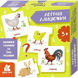 Розвиваючий пазл Малюки тварини та їхні родини