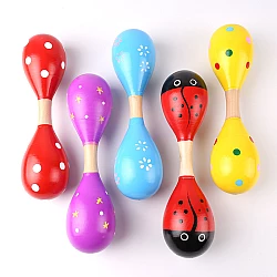 Музыкальная развивающая игрушка Маракас двойной большой (1 шт)