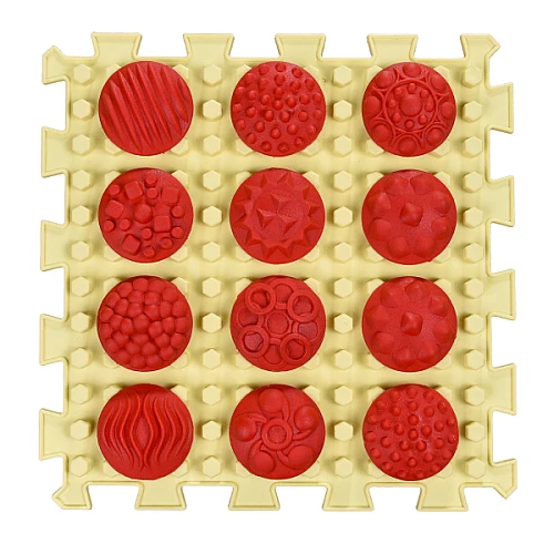 Масажний килимок Мікс пазли (4 елементи + модулі "візерунки")