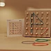 Развивающая игрушка математический планшет Геоборд (15 x 15 см)