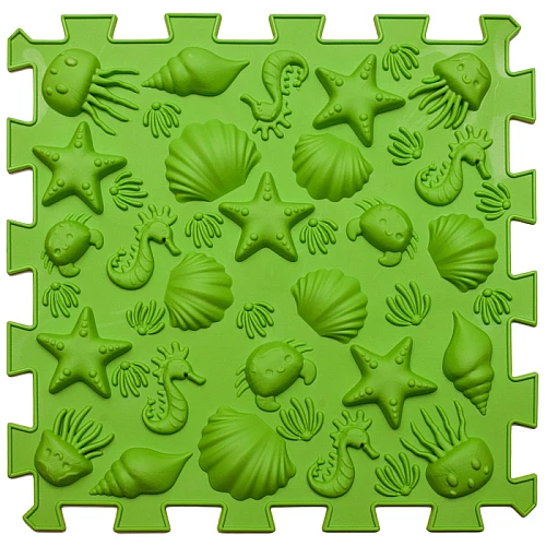 Масажний килимок-пазл Мікс пазли (9 елементів оновлений)