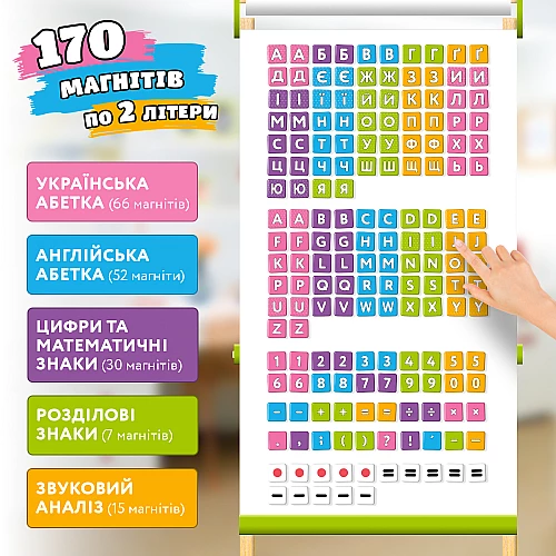 Набір для творчості Мольберт 5 в 1 (200 предметів)