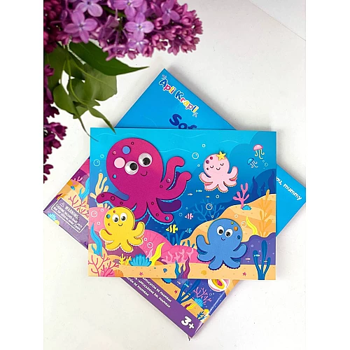 Набор для творчества Мягкая аппликация Осьминожки