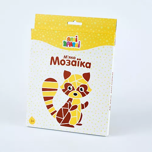 Развивающий набор мягкая мозаика Енот Развивающий набор мягкая мозаика Енот