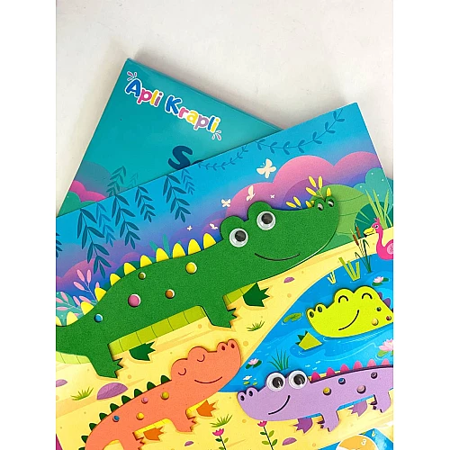 Набір для творчості м'яка аплікація Крокодили