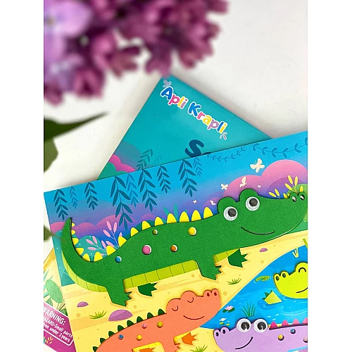 Набір для творчості м'яка аплікація Крокодили