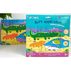 Набір для творчості м'яка аплікація Крокодили