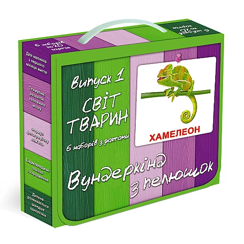 Набір карток Домана Світ тварин (6 комплектів)