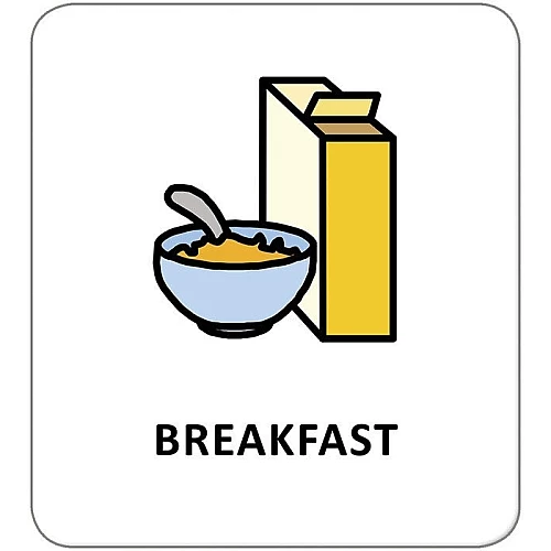 Набор карточек с пиктограммами Распорядок дня (укр / англ)