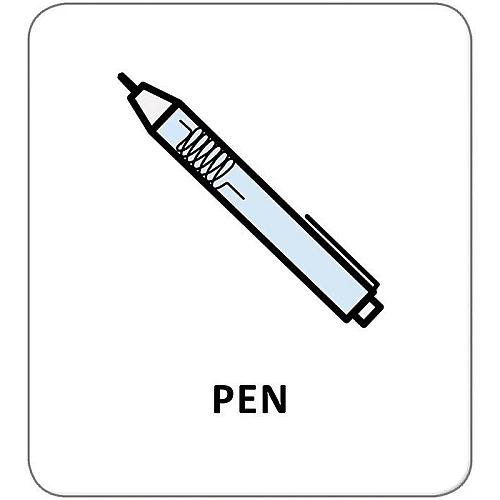 Набір карток з піктограмами У школі (укр / англ)